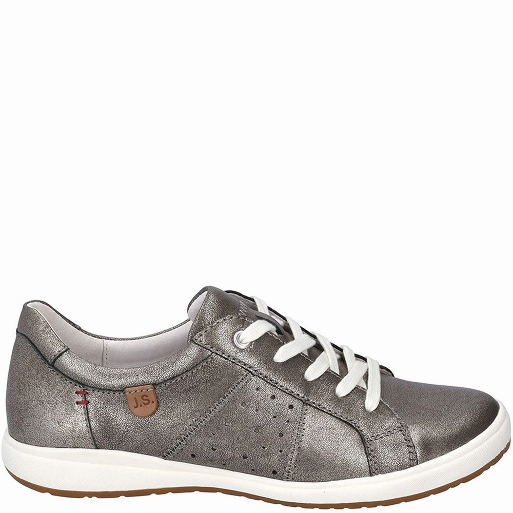 Josef Seibel Caren leather trainer wide - toe - box shoes sustainable - feature shoes