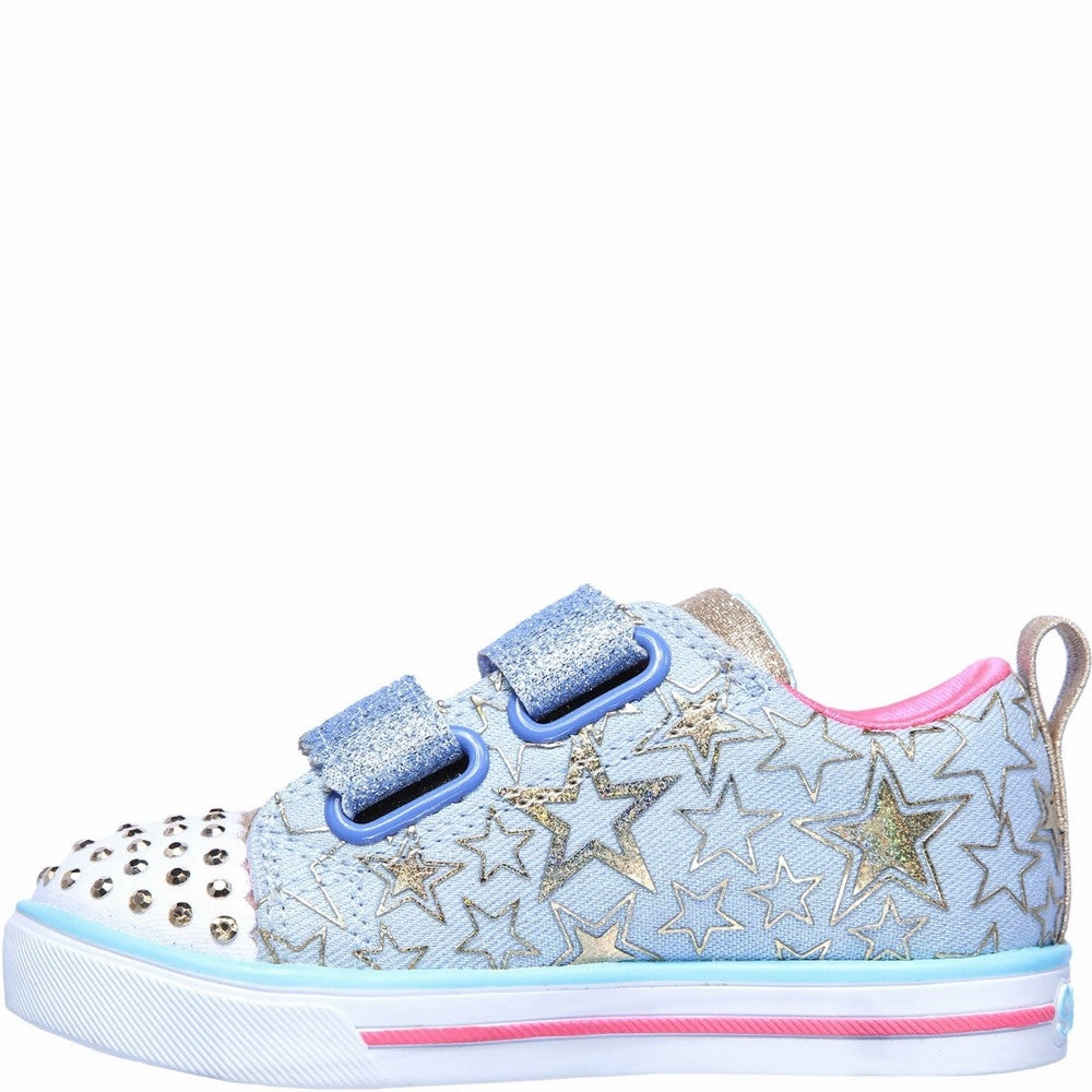 Roomie Fit Skechers Sparkle Lite Stars So Bright Touch Fastening Trainer