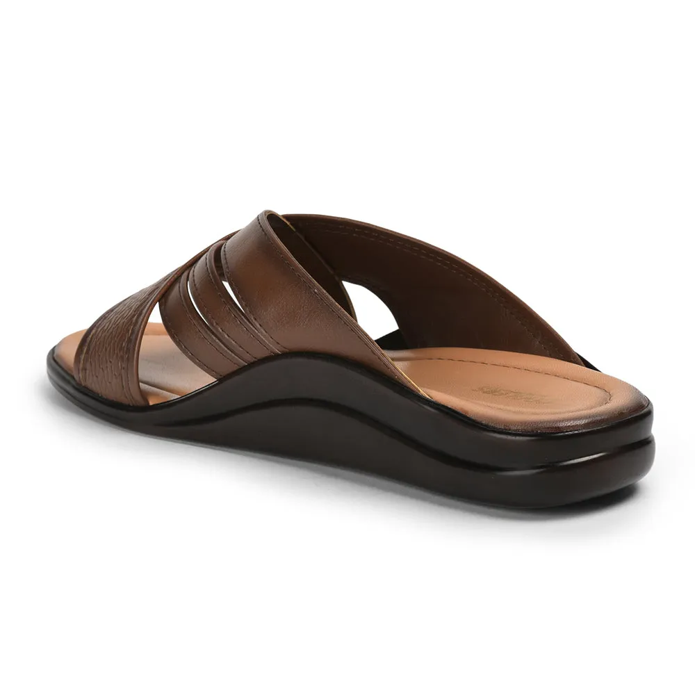 Hotel Slippers Disposable Coolers By Liberty Men DON Tan Casual Slippers