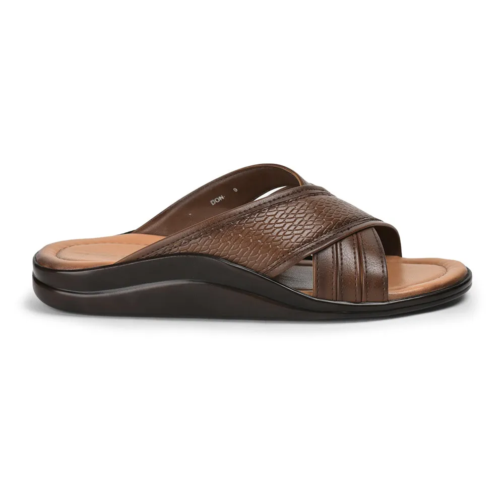 Pattern For Knit Slippers Coolers By Liberty Men DON Tan Casual Slippers