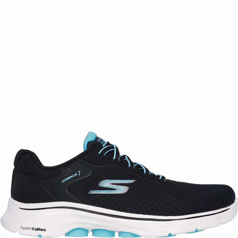 Skechers GO WALK 7 - Cosmic Waves Trainers racing footwear dusk running shoes