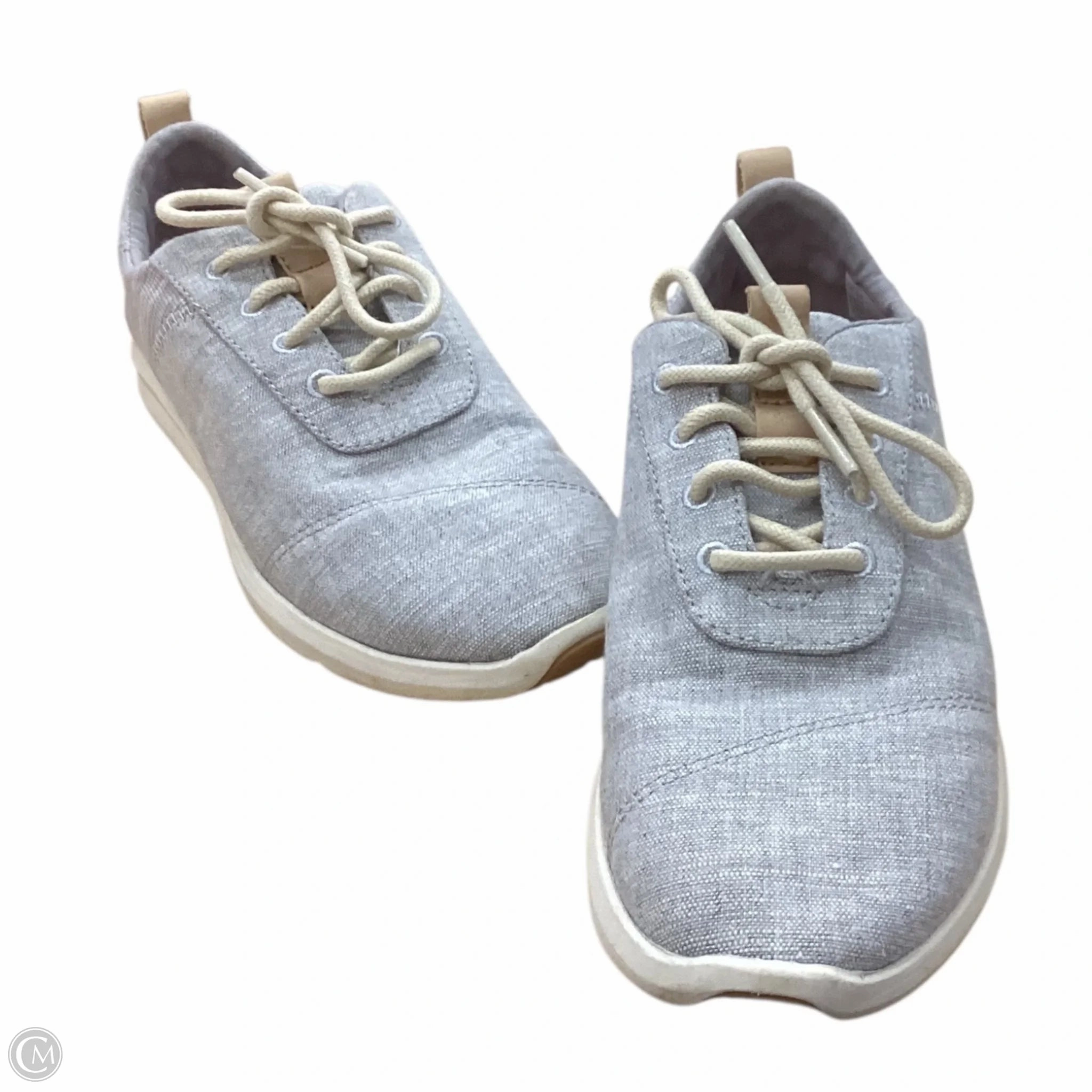 Shoes Sneakers By Toms In Grey, Size: 7 Quick Adjustment