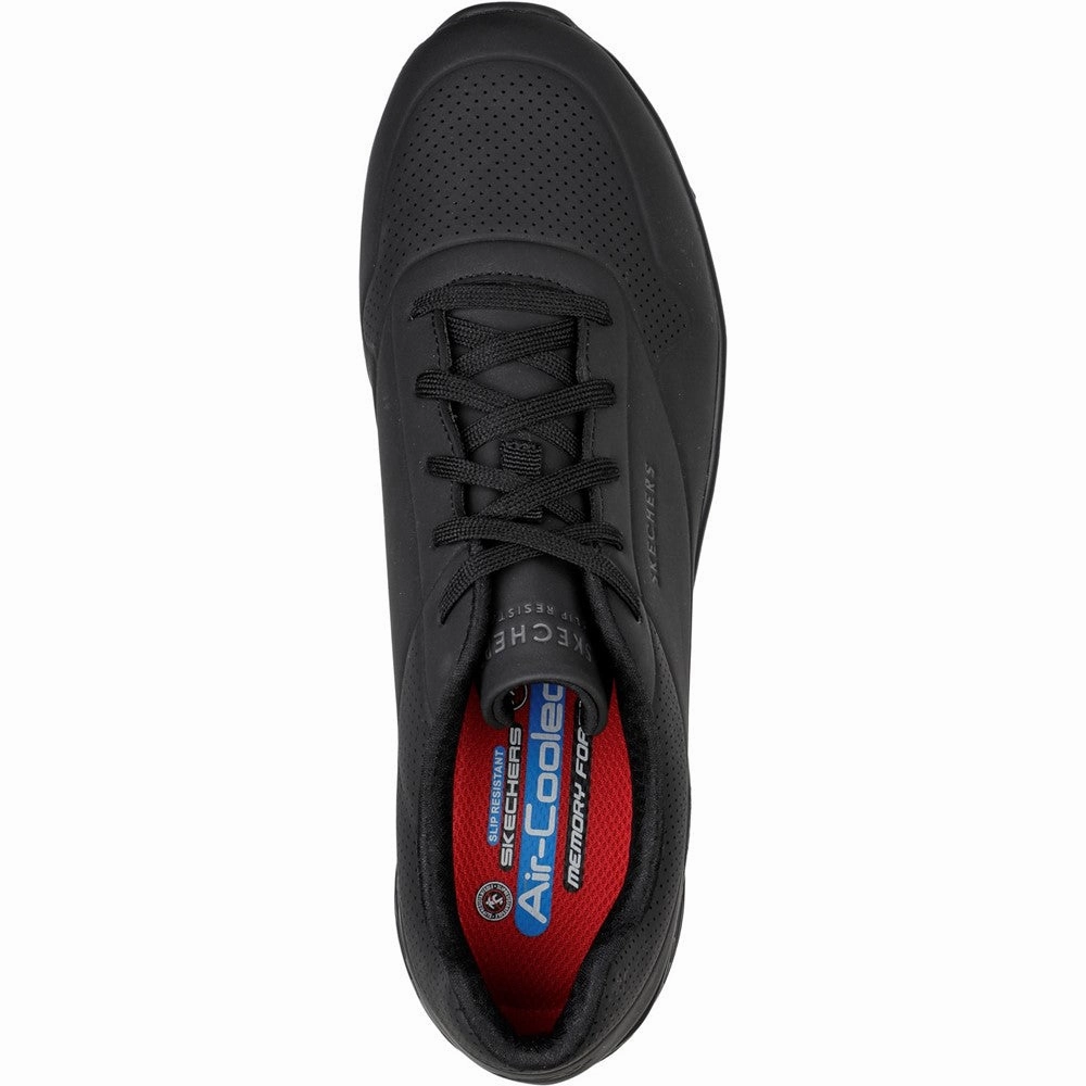 Skechers Workwear Work Relaxed Fit: Uno SR - Sutal Work Shoe Memory   foam Arch Care