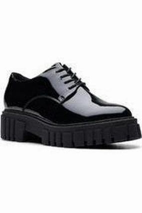 Clark Page Walk black patent Polished Surface Custom Fit