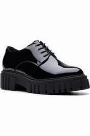 Clark Page Walk black patent Polished Surface Custom Fit