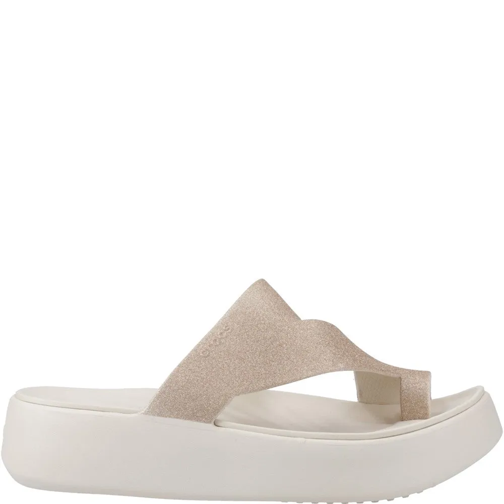 Crocs Getaway Toe Loop Platform Stylish Open-toe Sandals