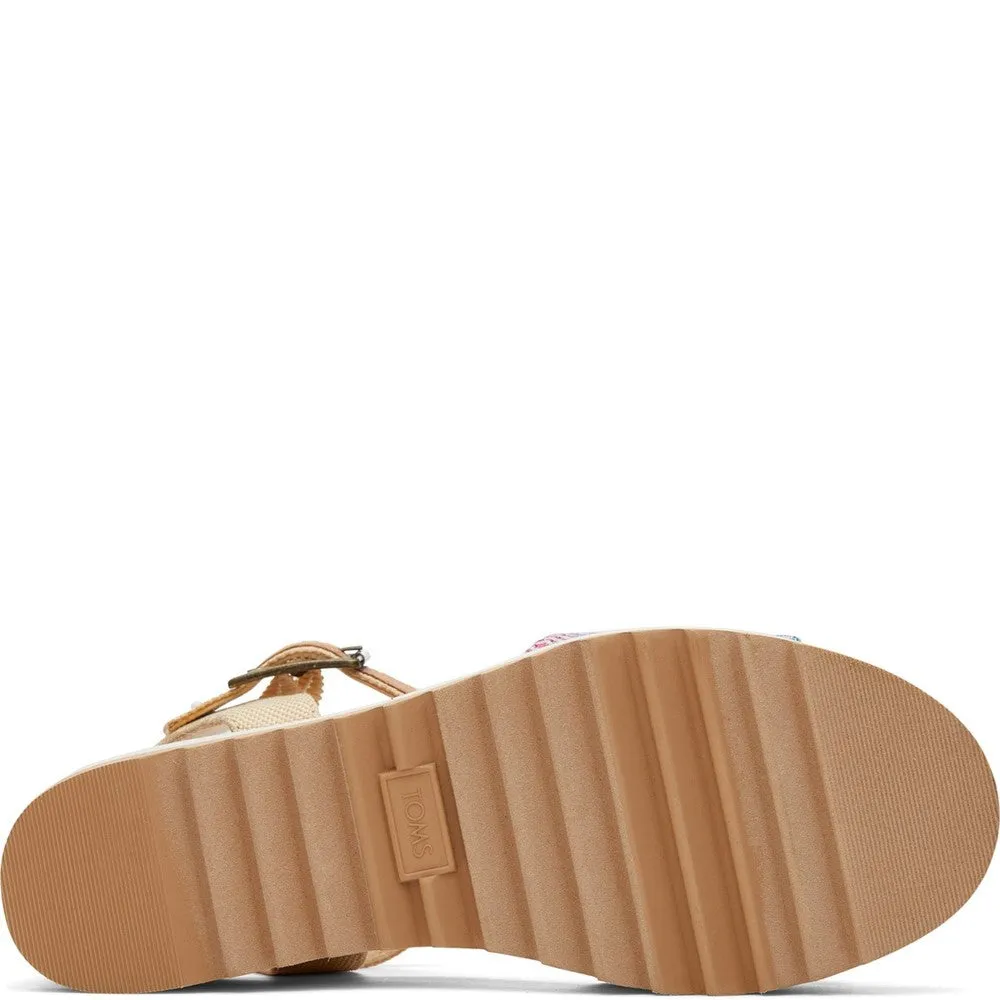 Sleek Feel Thin Sole TOMS Diana Wedge