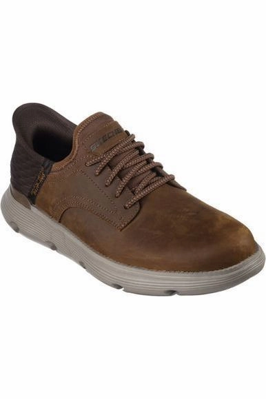 Skechers Slip Ins Garza Gervin 205046 CBD Brown Modern Wear Breathable Material