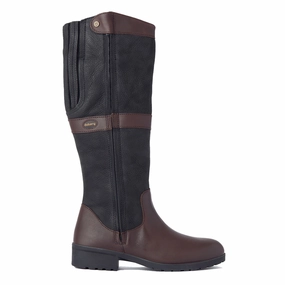 toe spring jogging companion Dubarry Womens Sligo Boot Black / Brown