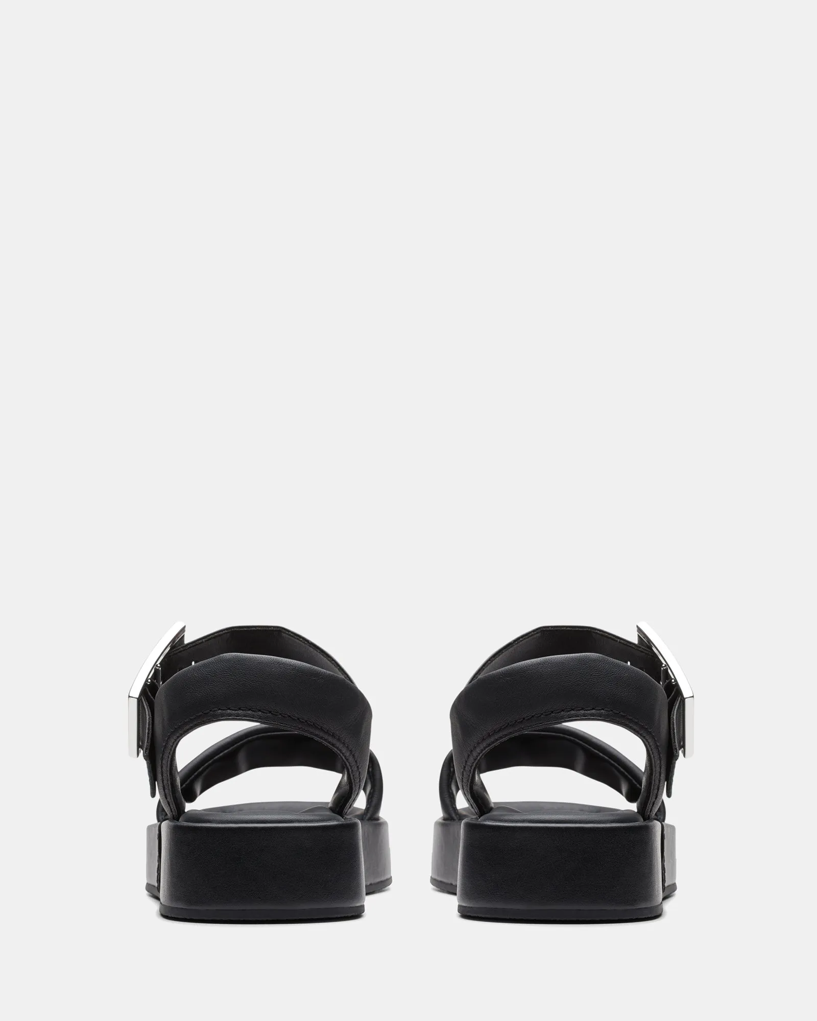 On The Go Weekend Vibe Alda Strap Black Leather