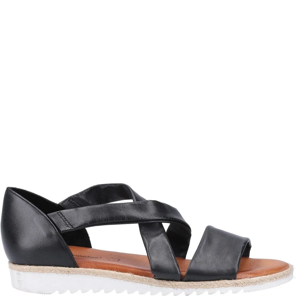 Hush Puppies Gemma Espadrille Wedge Sandal Sandy Path