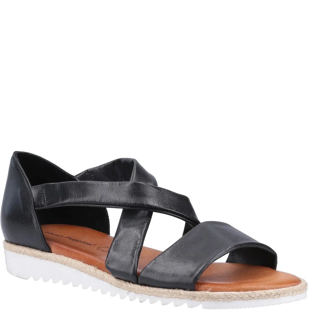 Hush Puppies Gemma Espadrille Wedge Sandal Relaxed Outdoor Footwear Off Duty