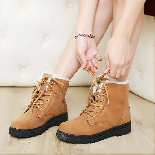 Botas femininas women boots 2018 new arrival women winter boots Hidden Wedge Snow Boots