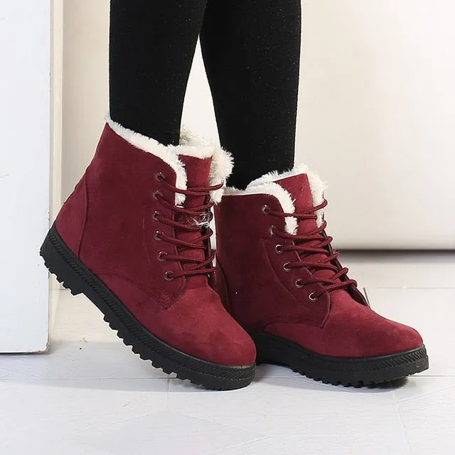 Lands End Snow Flurry Boots Botas femininas women boots 2018 new arrival women winter boots