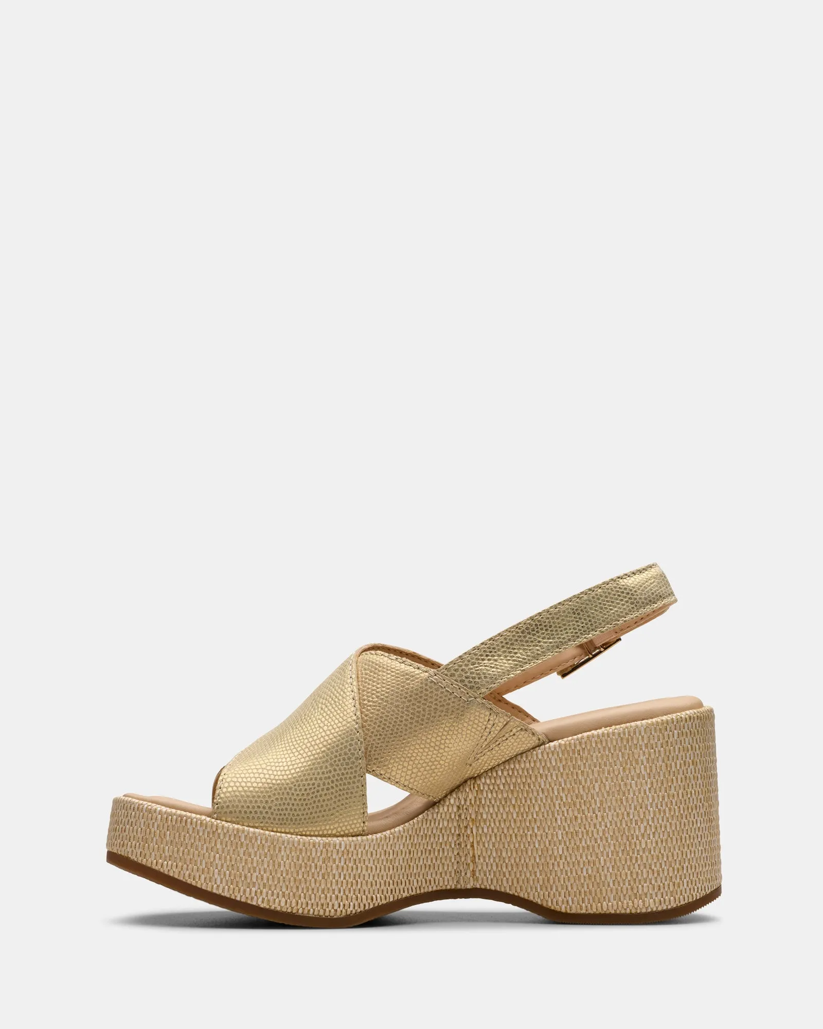 Soft White Manon Wish Gold Leather