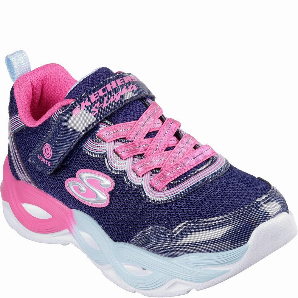 Versatile Comfort Step Stability Skechers S-Lights: Twisty Glow Trainers