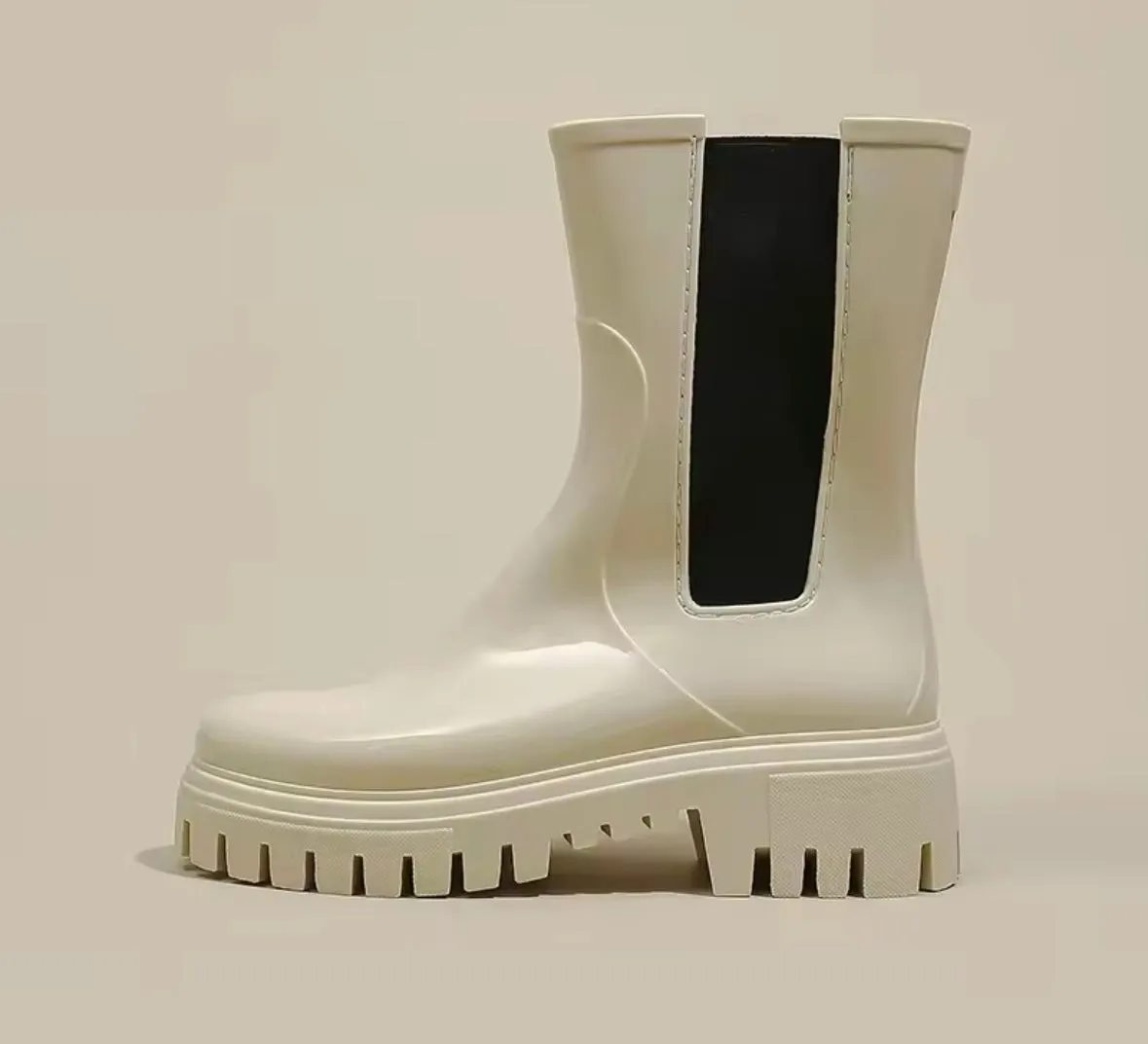 Winnie The Pooh Rain Boots Women Fashion Color Rain Ankle Boots