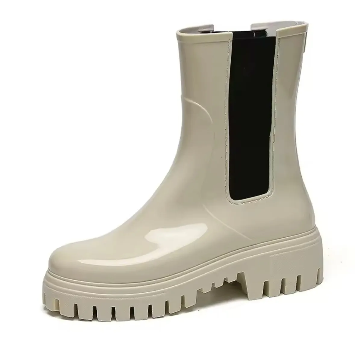 Women Fashion Color Rain Ankle Boots Dakota Rain Boots