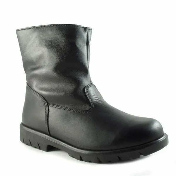 Toe Warmers Track Waterproof Boot Black Leather (Men's) Best Cold Weather Rain Boots