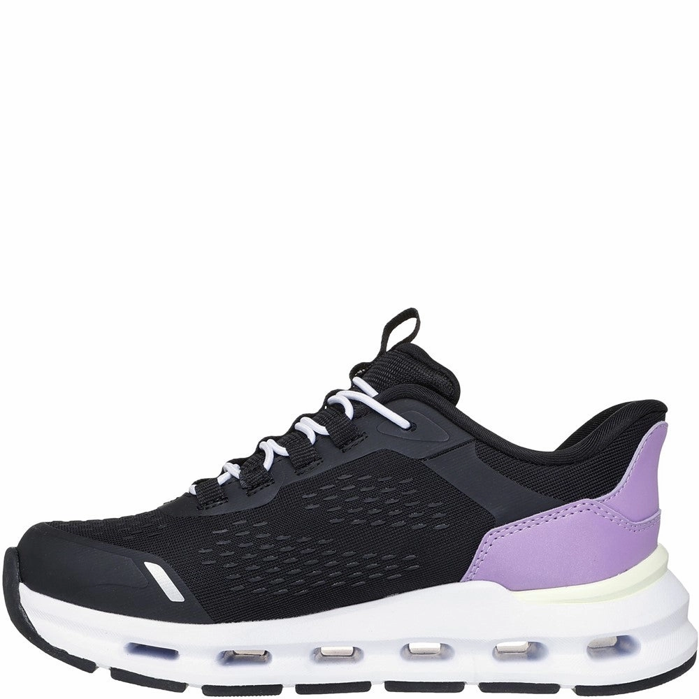 Flower Path Skechers Glide Step Vista Lane Trainers