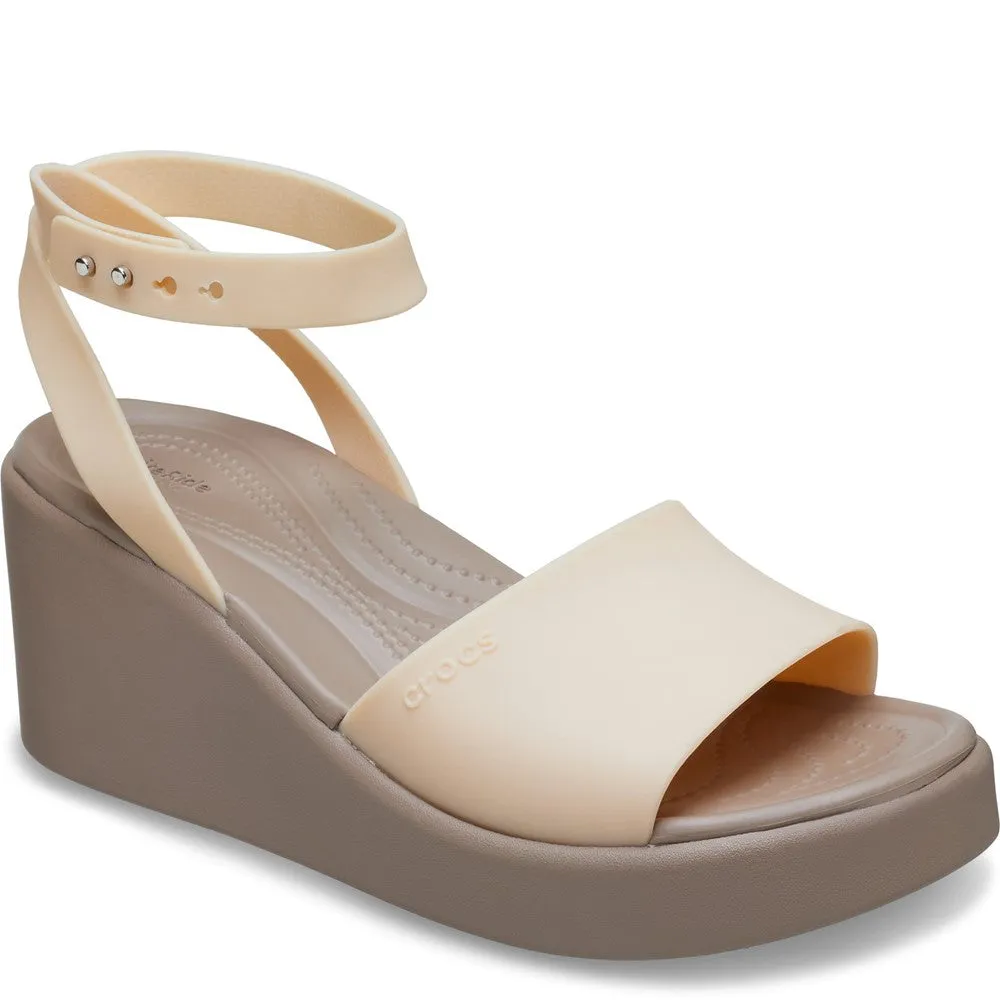 Crocs Brooklyn Ankle Strap Wedge Urban Chill