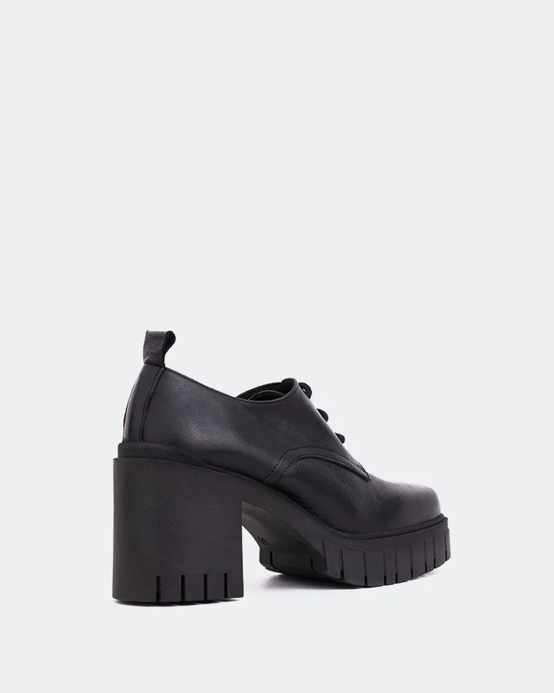 Toulon Black Leather Zodiac Loafers