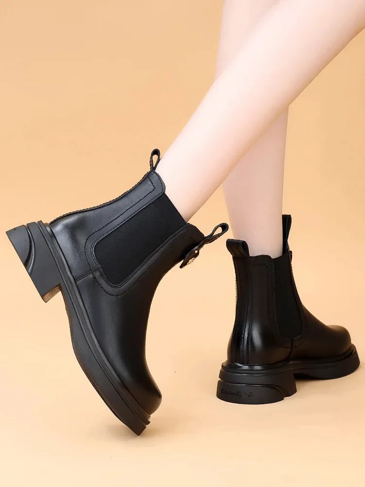 Winter Boots Lady Women's Rubber Shoes Rain Round Toe Boots-Women Luxury Designer Chelsea 2024 Med Ankle Autumn Fashion Kitty Cat Rain Boots