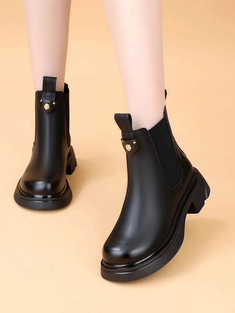 Kangol Rain Boots Winter Boots Lady Women's Rubber Shoes Rain Round Toe Boots-Women Luxury Designer Chelsea 2024 Med Ankle Autumn Fashion
