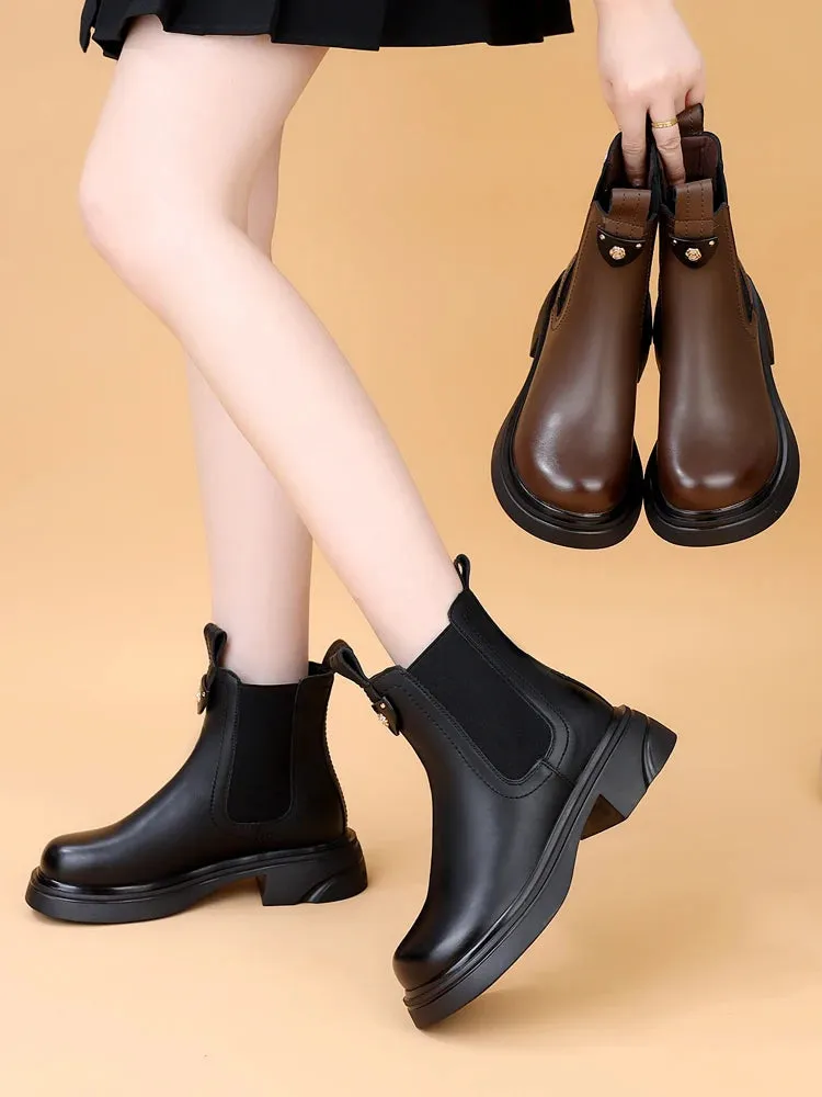 Jeffrey Campbell Platform Rain Boots Winter Boots Lady Women's Rubber Shoes Rain Round Toe Boots-Women Luxury Designer Chelsea 2024 Med Ankle Autumn Fashion