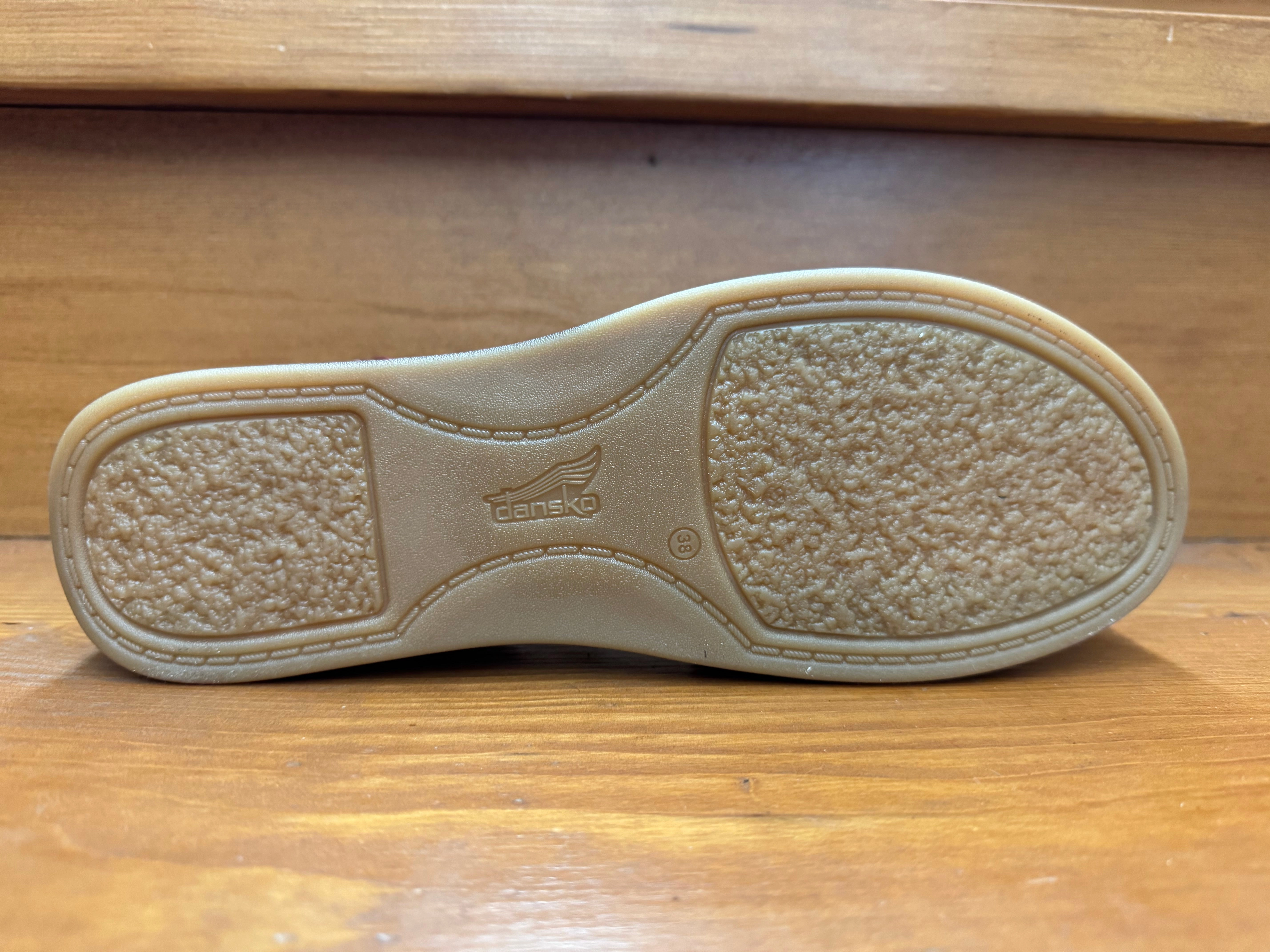 Dansko Christine Red leather ShockAbsorbing