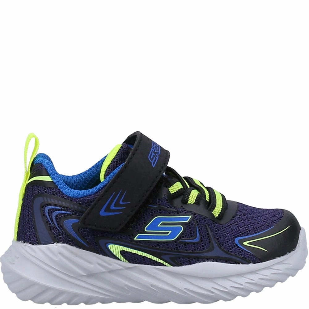 Skechers Nitro Sprint Lil Sprinter Trainers Textured Surface Modern Taste