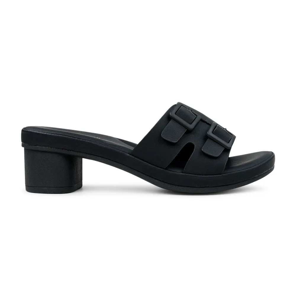 Wearing Dress Shoes Casually Bata Comfit SOFT PLUS M Slip-On Block sandal