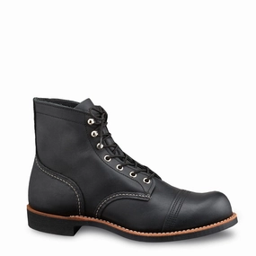 Resistant Layer Work Terrain Red Wing Iron Ranger Boot Black Harness