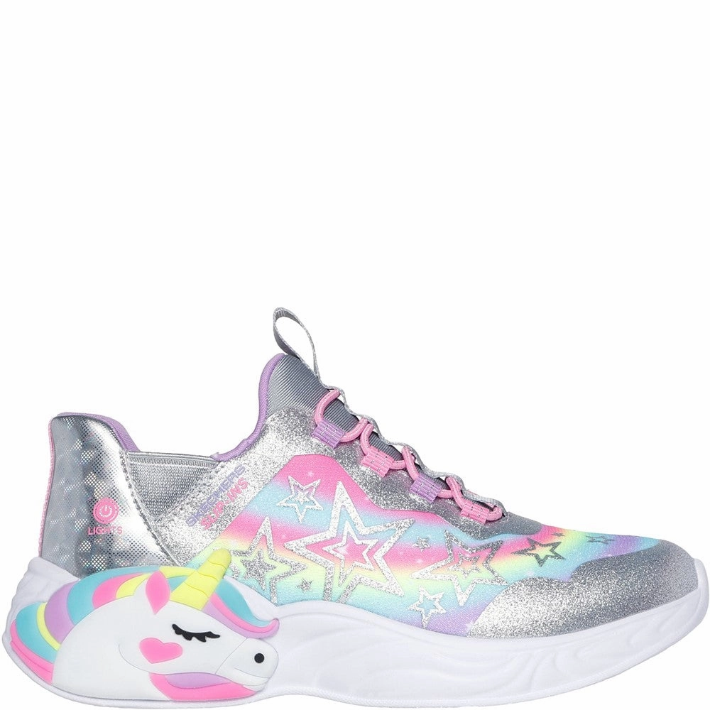 Skechers Unicorn Dreams Starry Lite Trainer Parent Hike Bright Hike
