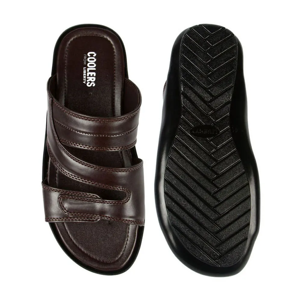 Stingray Slides Coolers Casual (Brown) Slippers For Men COOL99-13 By Liberty