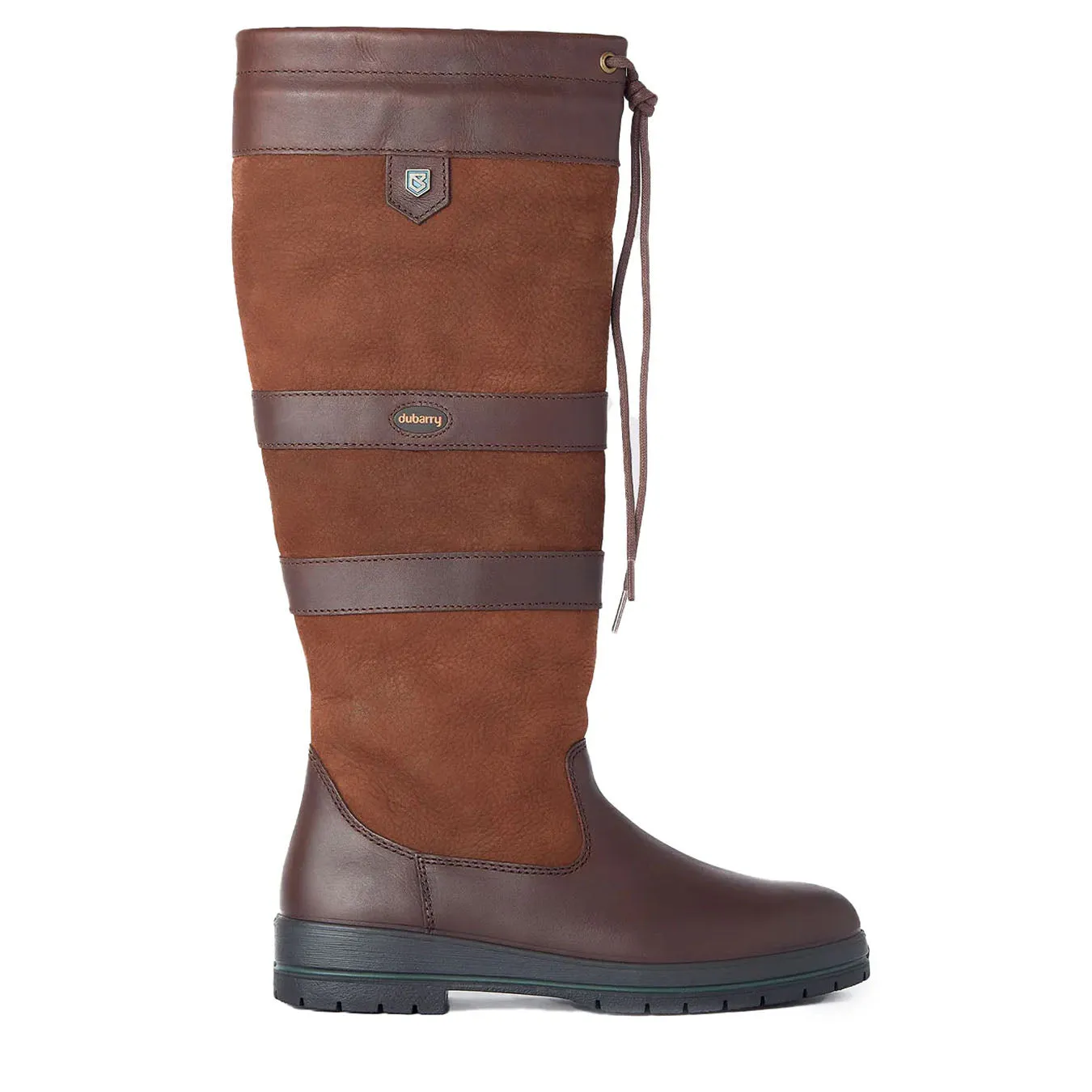 Dubarry Womens Galway Gortex Leather Boot Walnut Slip   Resistant Lug Korean Trend