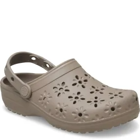Crocs Unisex Classic Floral Cut Out Clog Cool Sandals