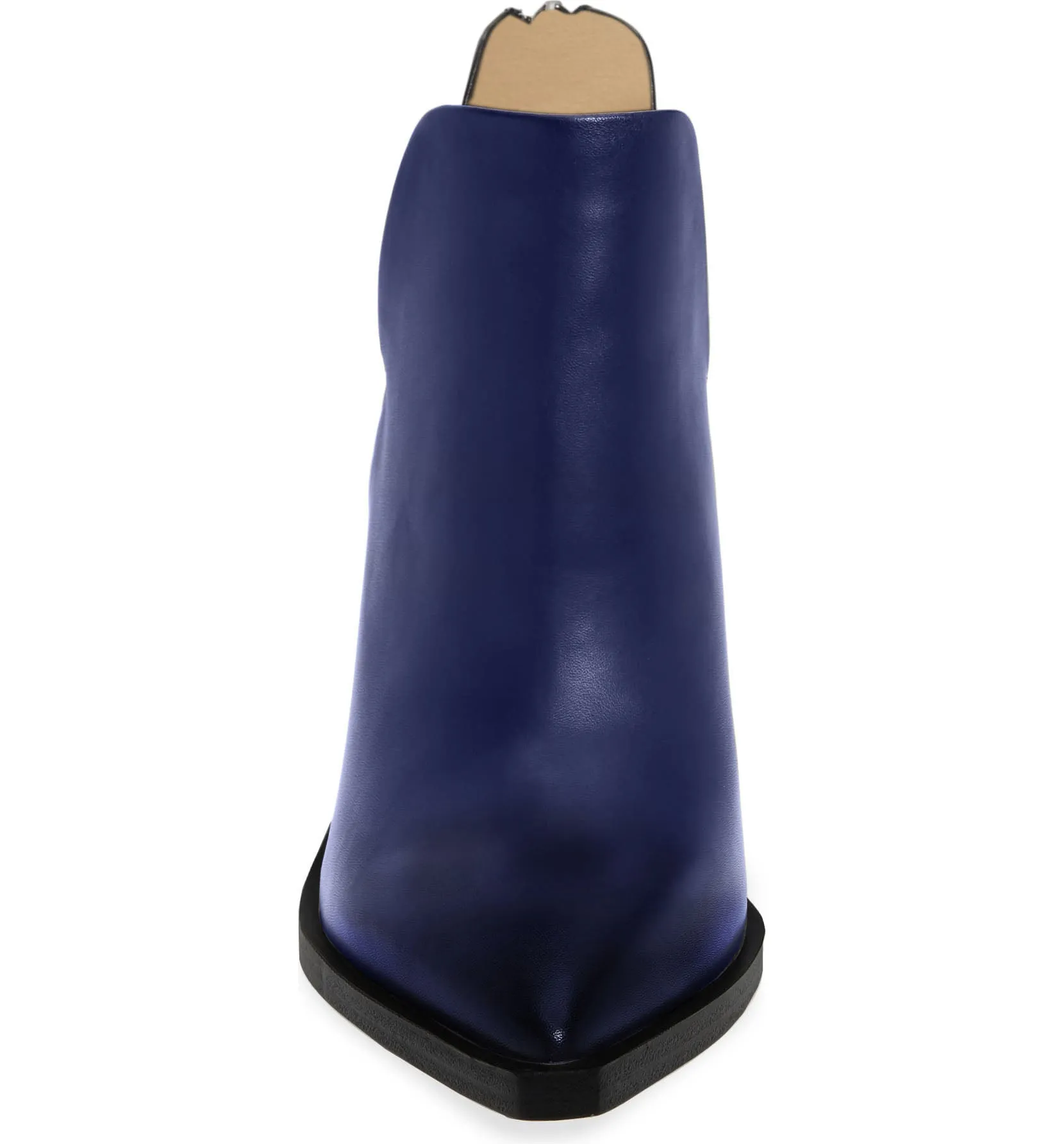 Asics Gel Foundation Running Shoe Kara Zini Handmade Slip-On Blue Patina Leather Booties