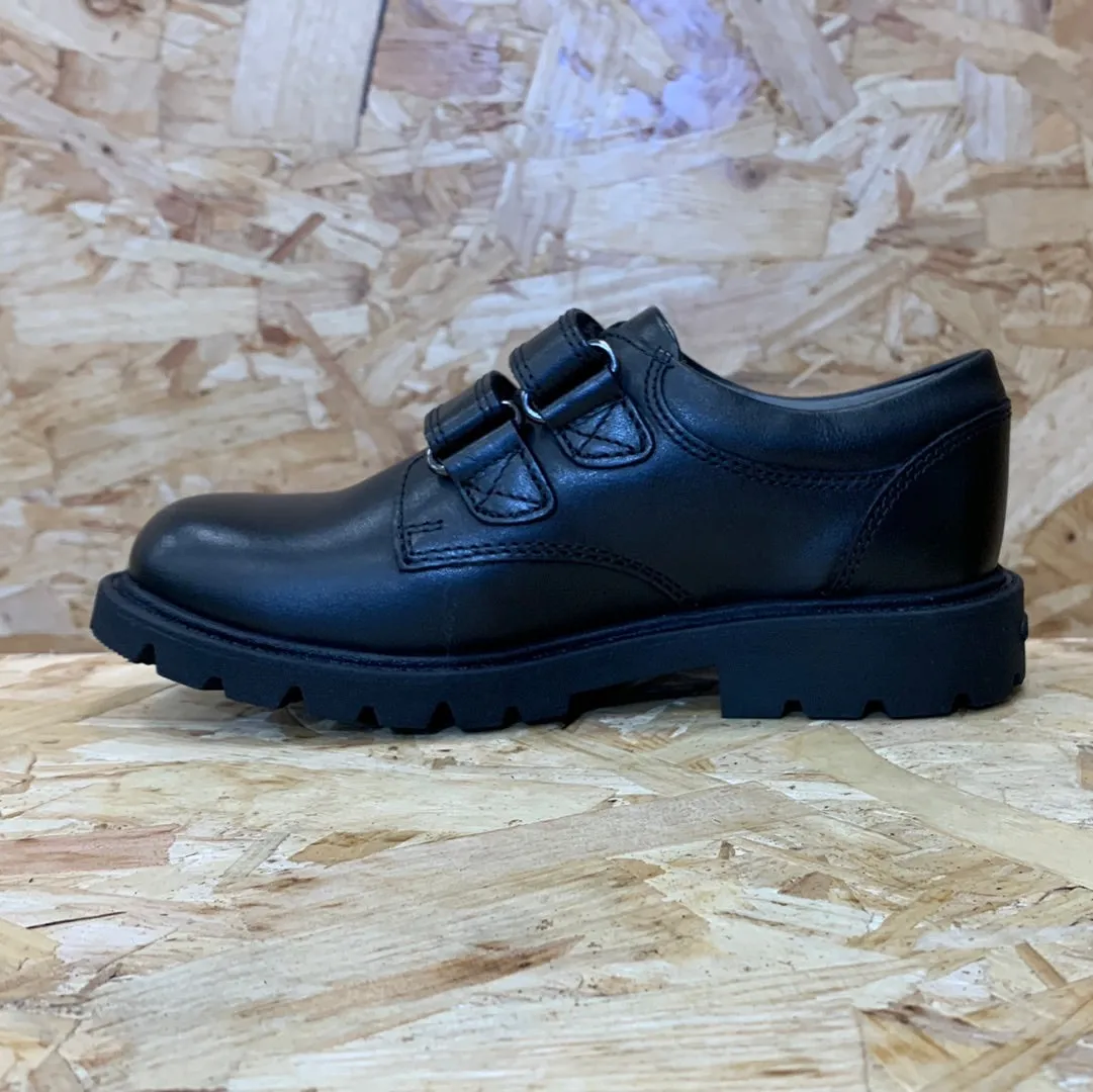 Asics Tennis Shoes Reviews Geox Kids Shaylax E Leather School Shoe - Black