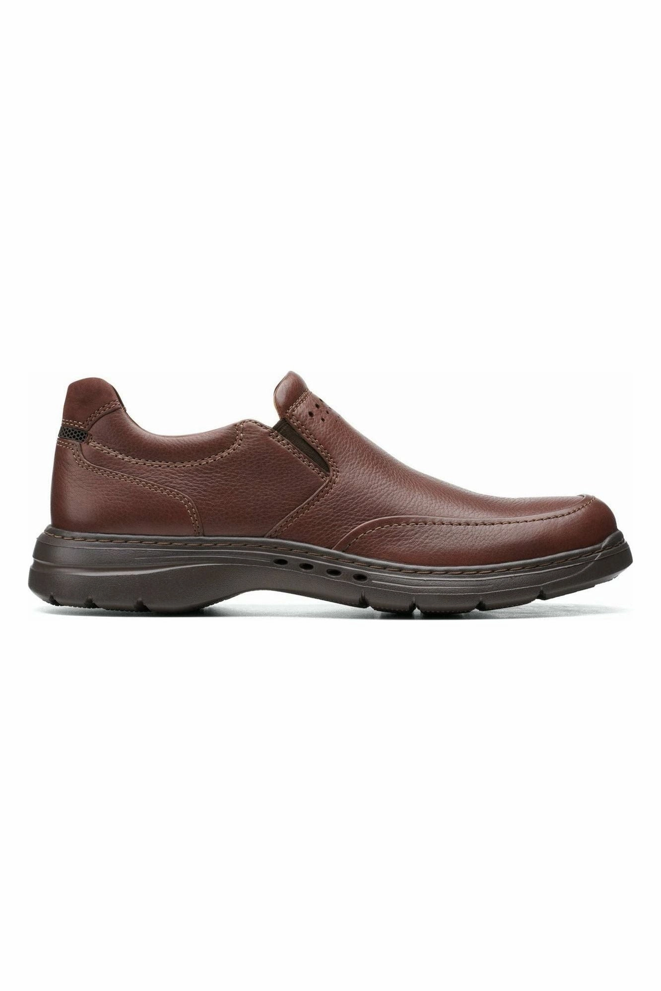 Rock Step Clarks Un BrawleyStep Mahogany Leather