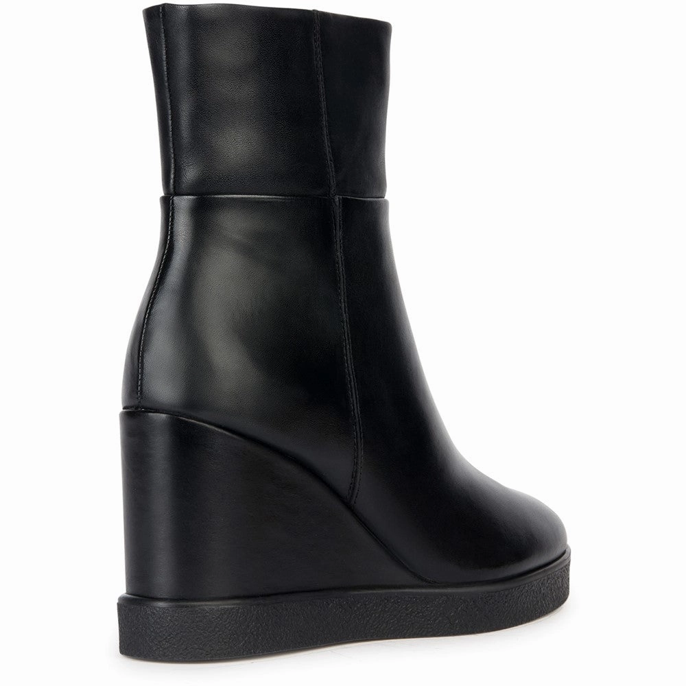 Subtle Texture leisure time Geox D Eildea Wedge B Ankle Boots