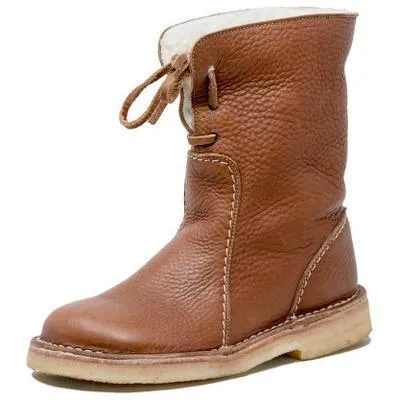 CAREN Waterdichte leren laarzen met fleecevoering (Nieuwe Collectie) Snow Boots Cyber Monday