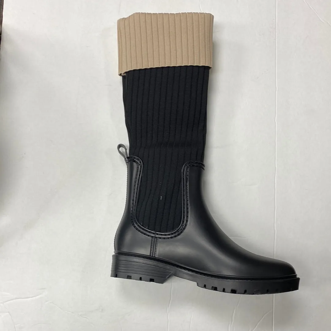 SALE FW22 Lolit WB310 Womens Ribbed White Cuff Winter Boot Good Boots To Wear In Snow