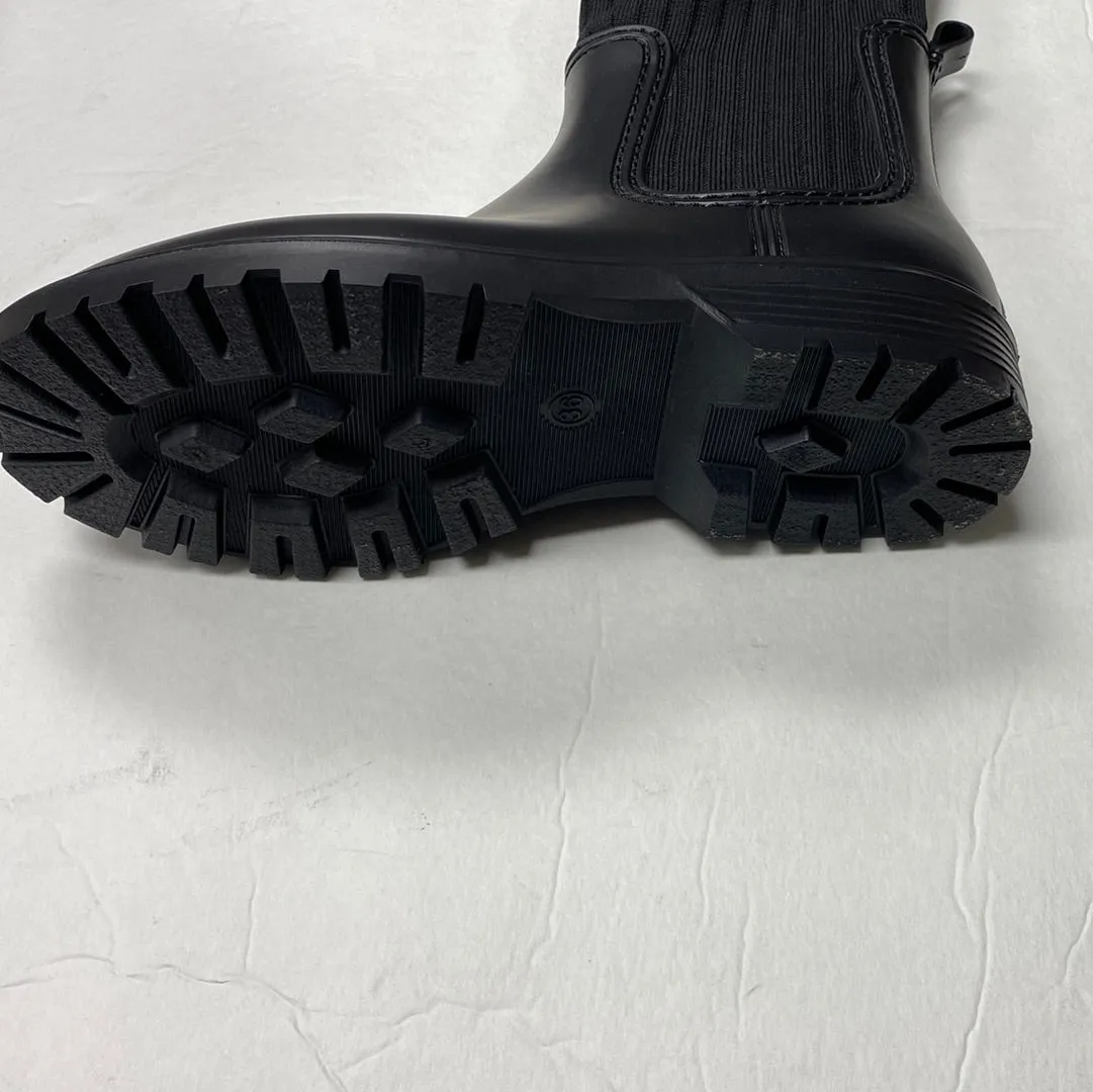 Winter Snow Boots Uk SALE FW22 Lolit WB310 Womens Ribbed White Cuff Winter Boot