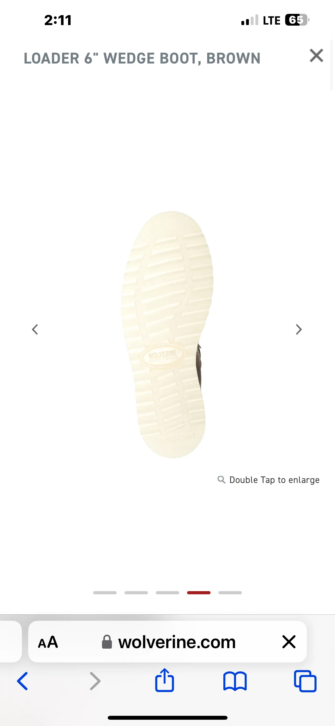 Wolverine Mens Loader 6 Inch Soft Toe Crepe Sole Boot Brown Best Custom Work Boots