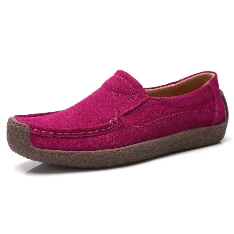 Women loafers woman causal flat Loafers Open Back