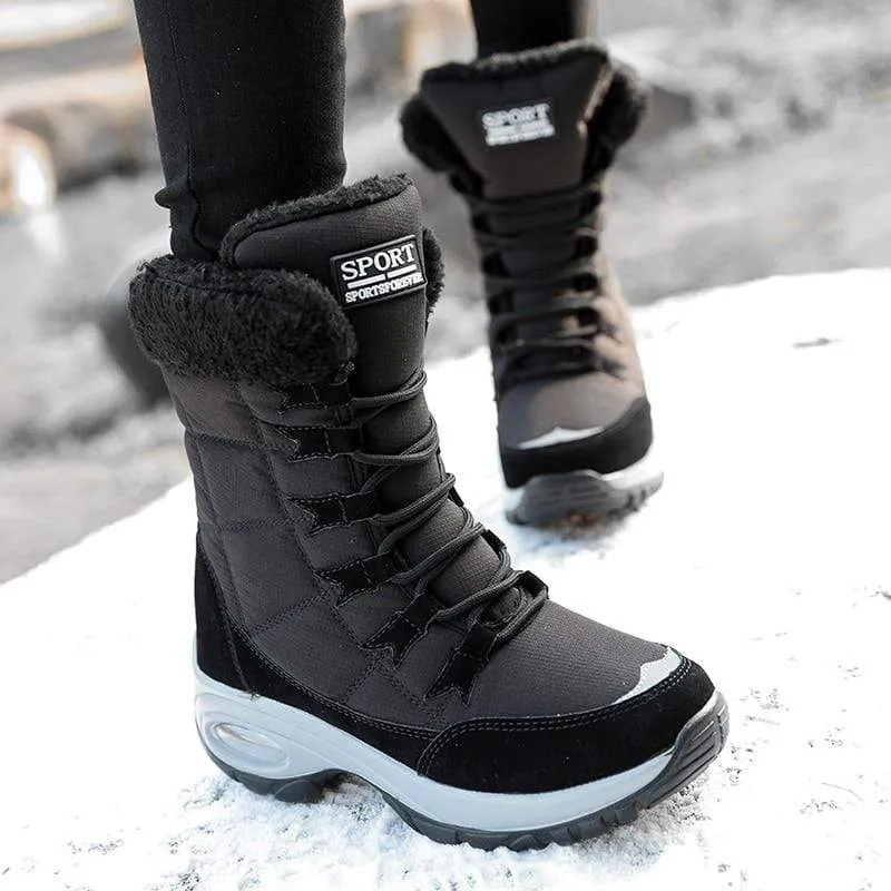 Women Quality Waterproof  Comfortable Winter Keep Warm Boots Best Boots For Working In The Snow