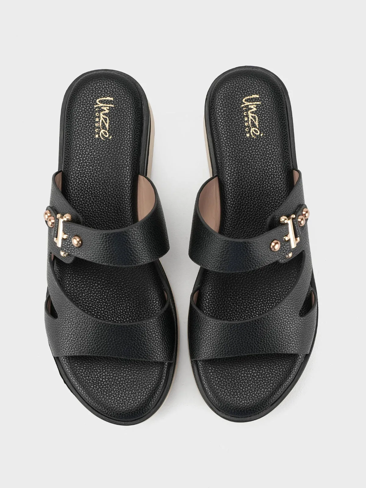 Women "MARIKE" Comfort Slippers Flower Slides