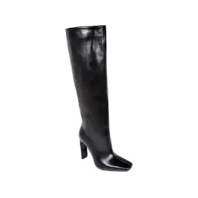 Work Boots A7573 Women  Under the knee boots with chunky heel Tquila-1 By Liliana