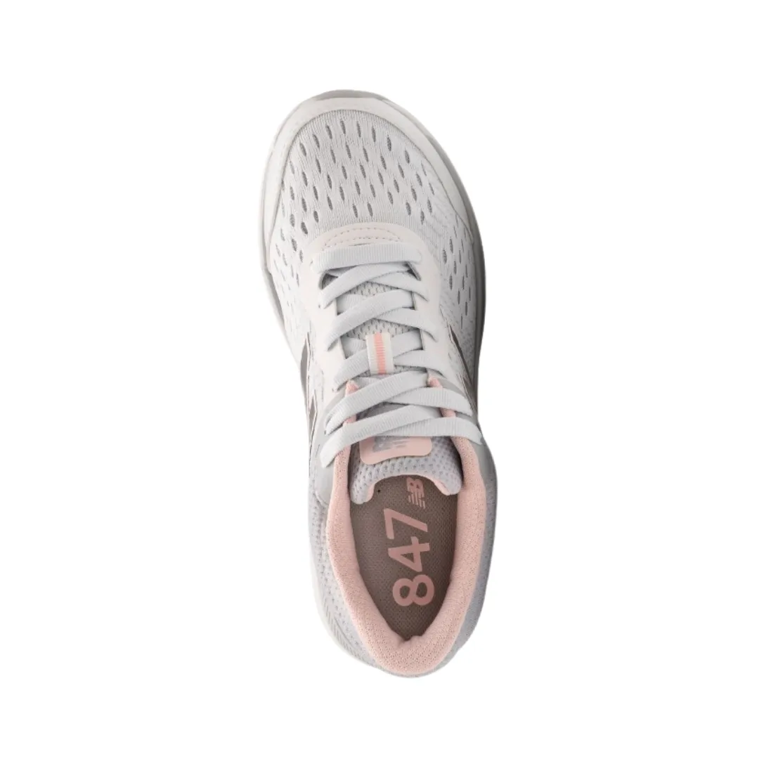 Women's 847v4 - Arctic Fox with Silver Mink and Peach Soda (B Width) New Balance Laceless